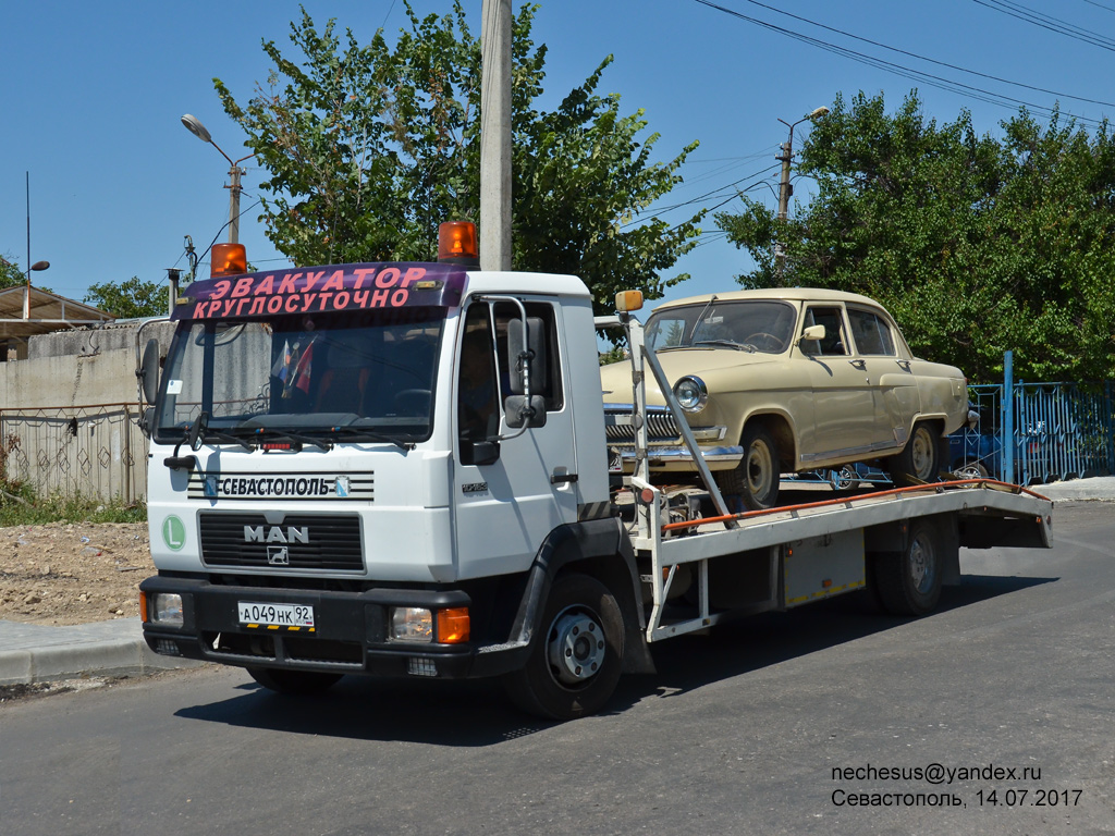 Севастополь, № А 049 НК 92 — MAN L2000 (общая модель)