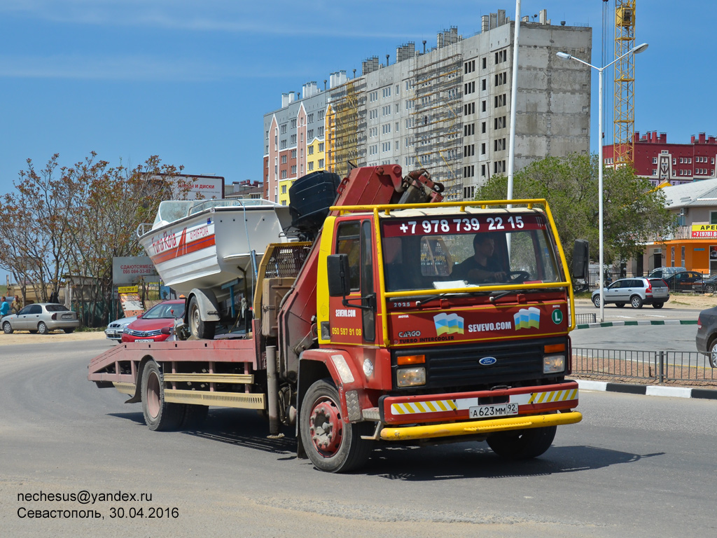 Севастополь, № А 623 ММ 92 — Ford Cargo ('1981)