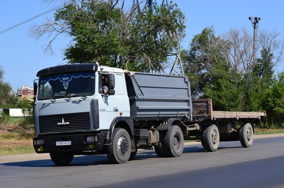 Волгоградская область, № К 181 РР 34 — МАЗ-555102