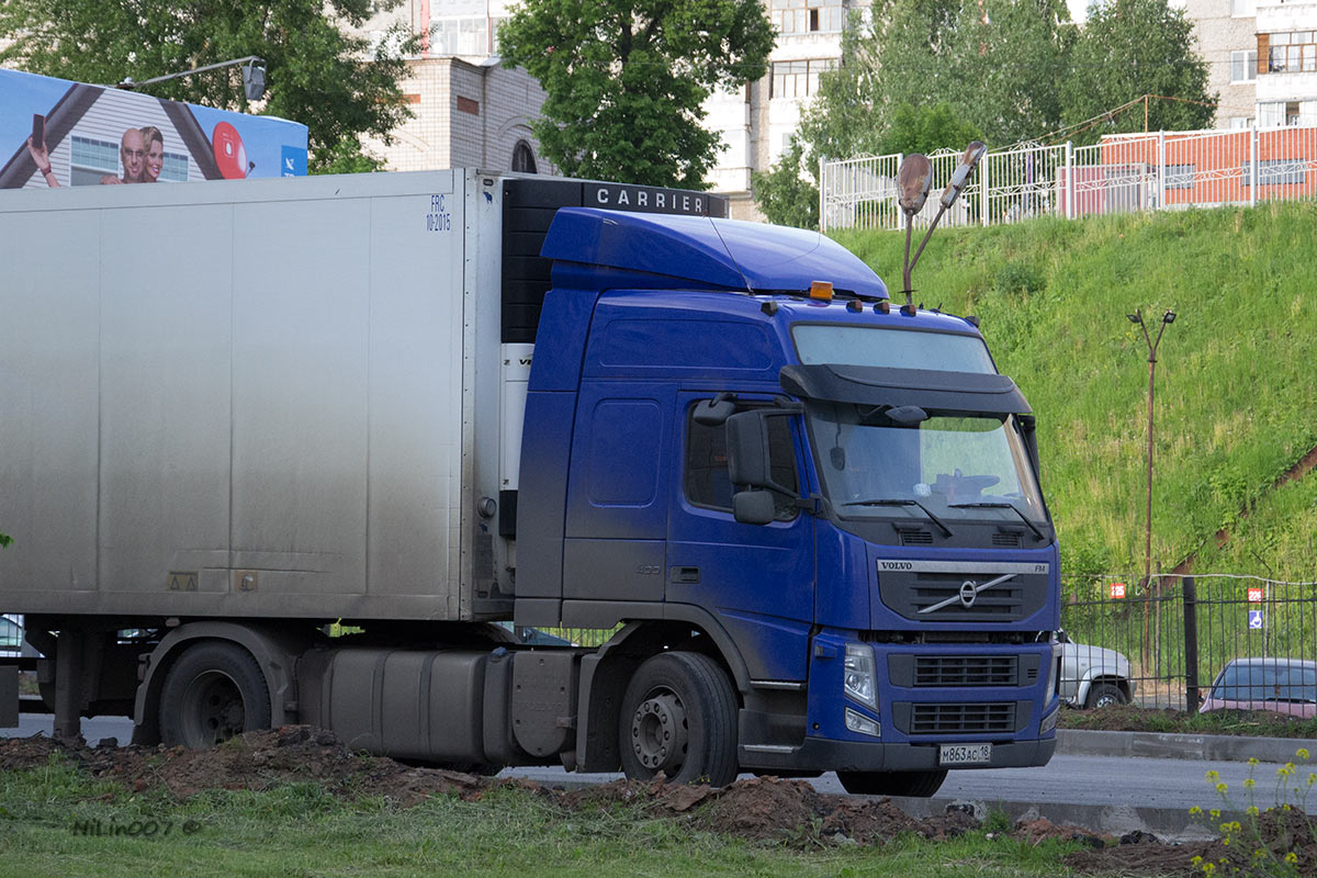 Удмуртия, № М 863 АС 18 — Volvo ('2010) FM.400