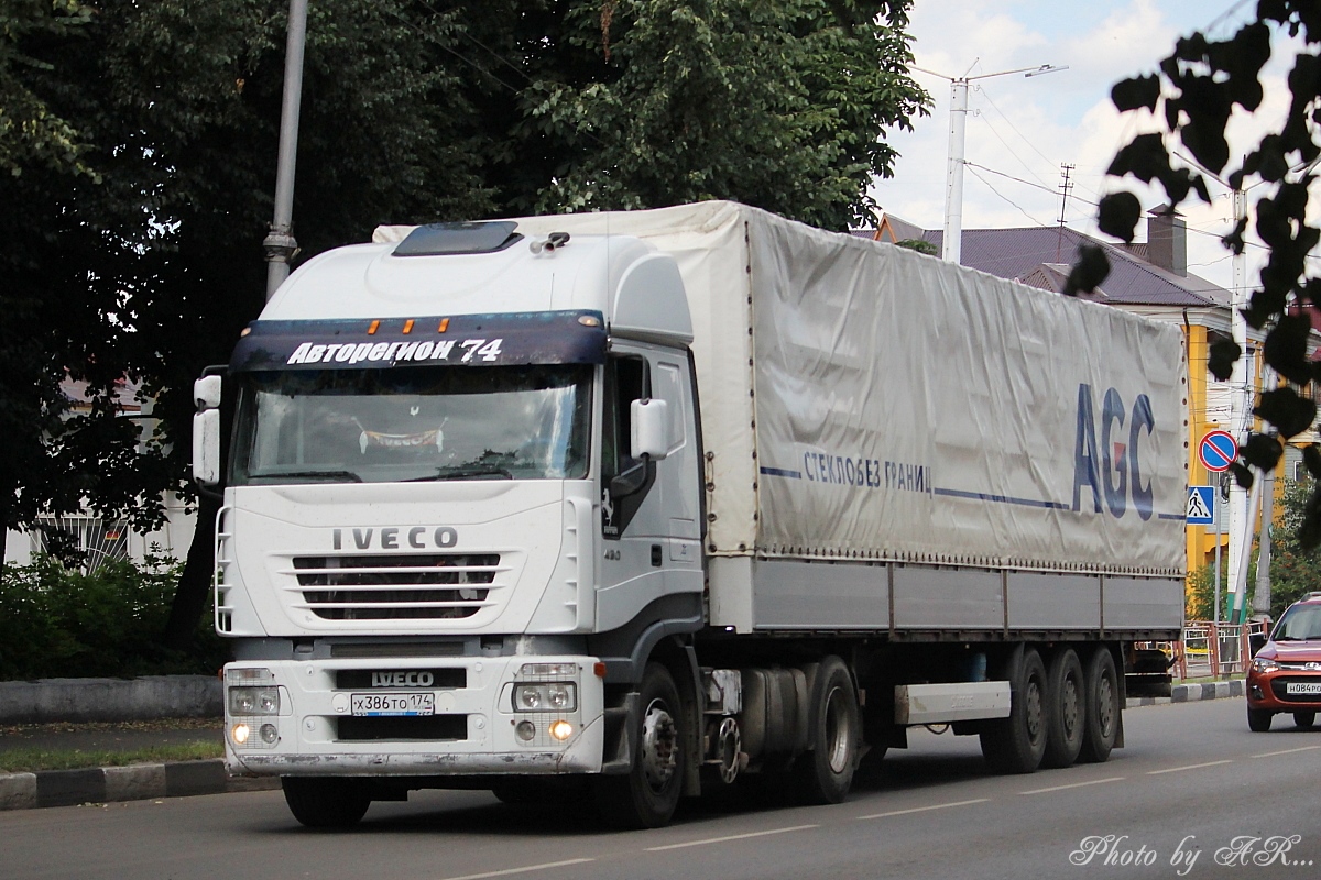 Челябинская область, № Х 386 ТО 174 — IVECO Stralis ('2002) 430