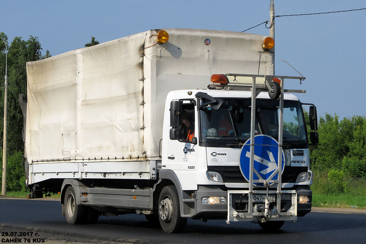 Москва, № Р 047 МТ 77 — Mercedes-Benz Atego 1222