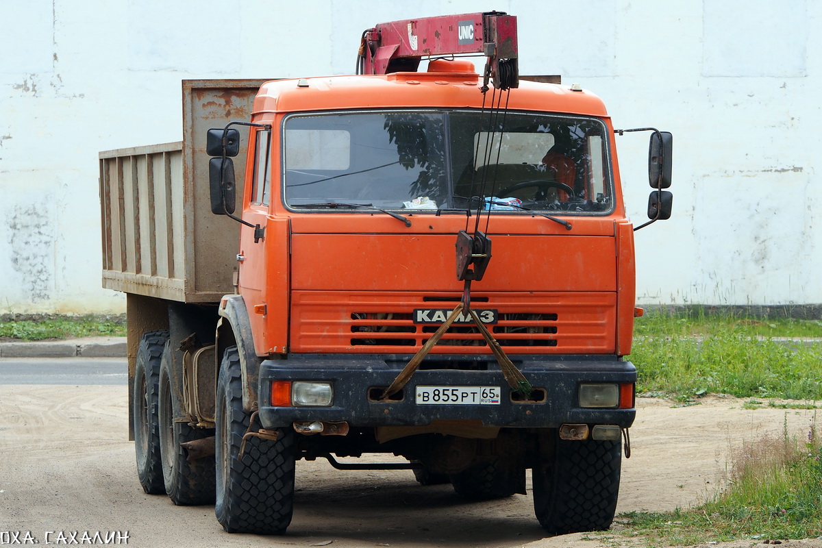 Сахалинская область, № В 855 РТ 65 — КамАЗ-43114-02 [43114C]