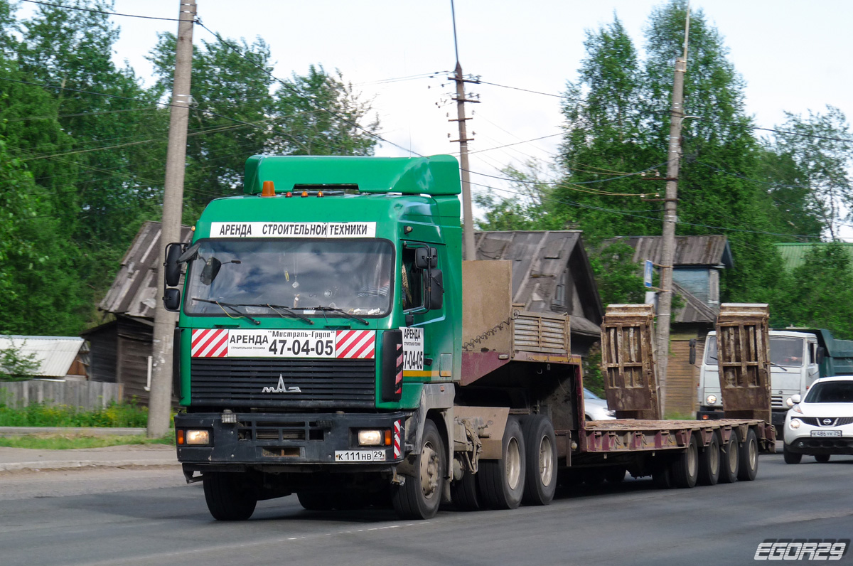 Архангельская область, № К 111 НВ 29 — МАЗ-6430A8