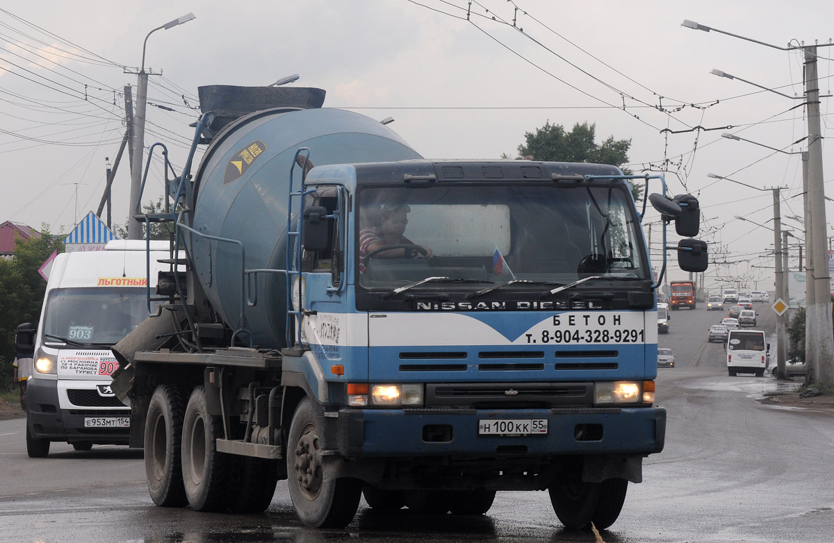 Омская область, № Н 100 КК 55 — Nissan Diesel (общая модель)