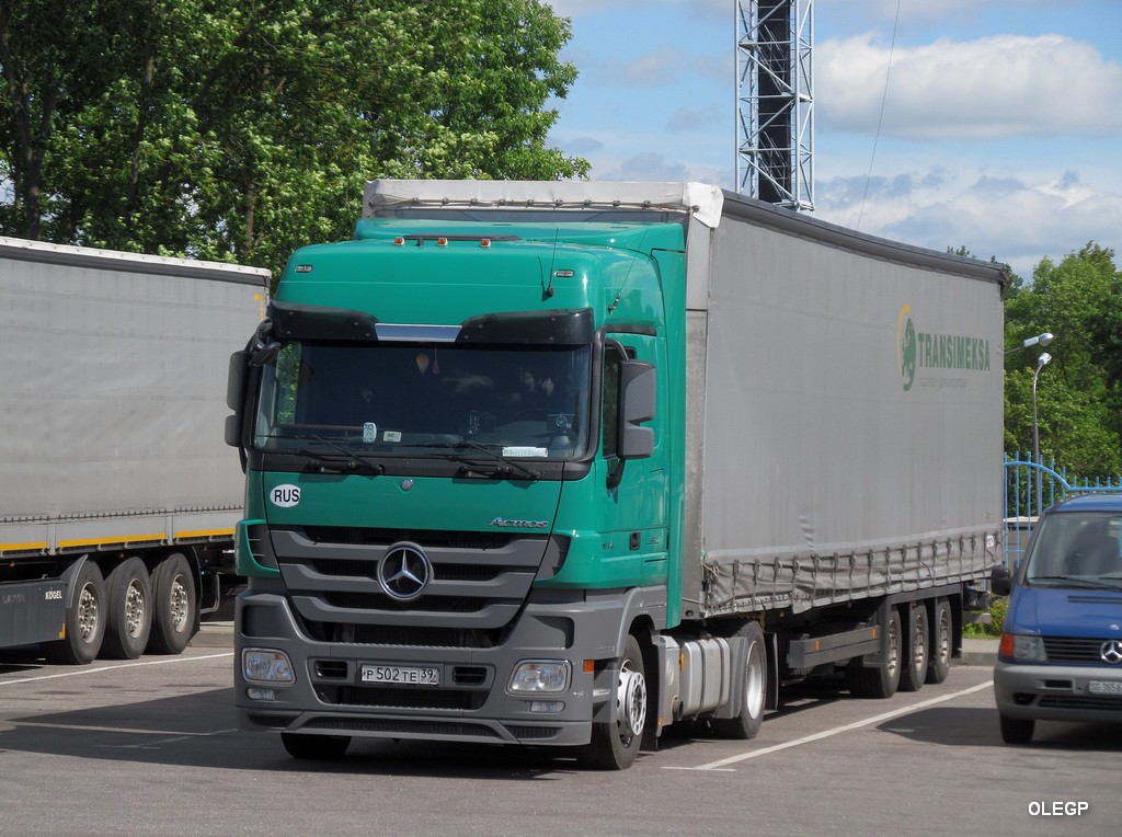 Калининградская область, № Р 502 ТЕ 39 — Mercedes-Benz Actros ('2009) 1844