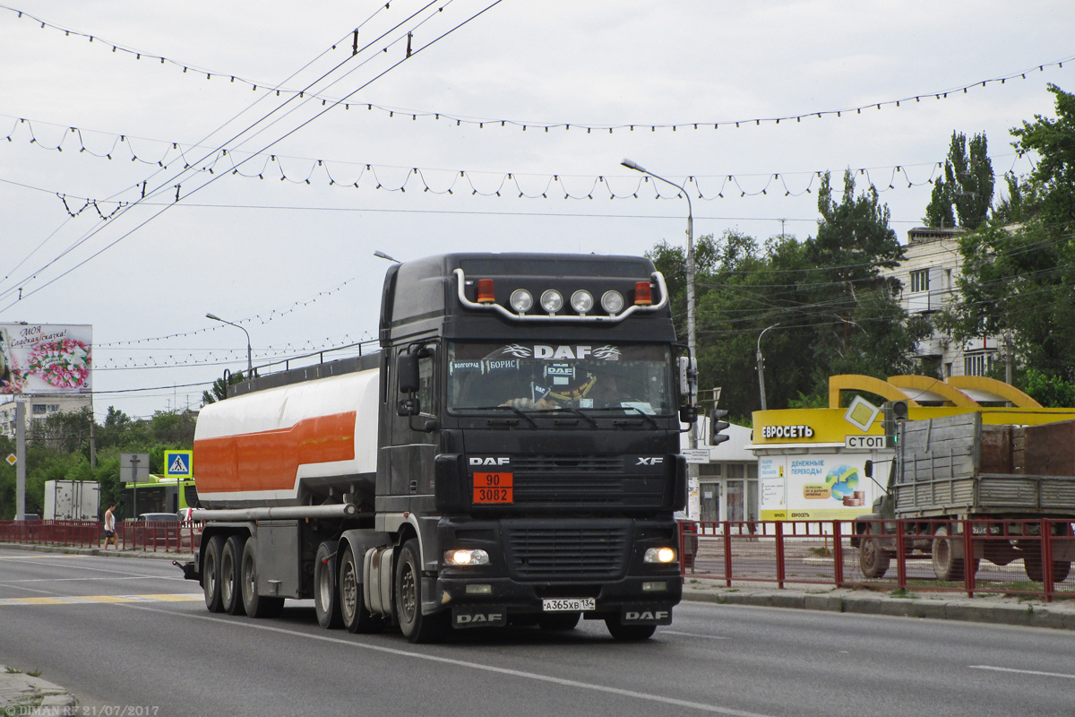 Волгоградская область, № А 365 ХВ 134 — DAF XF95 FTG