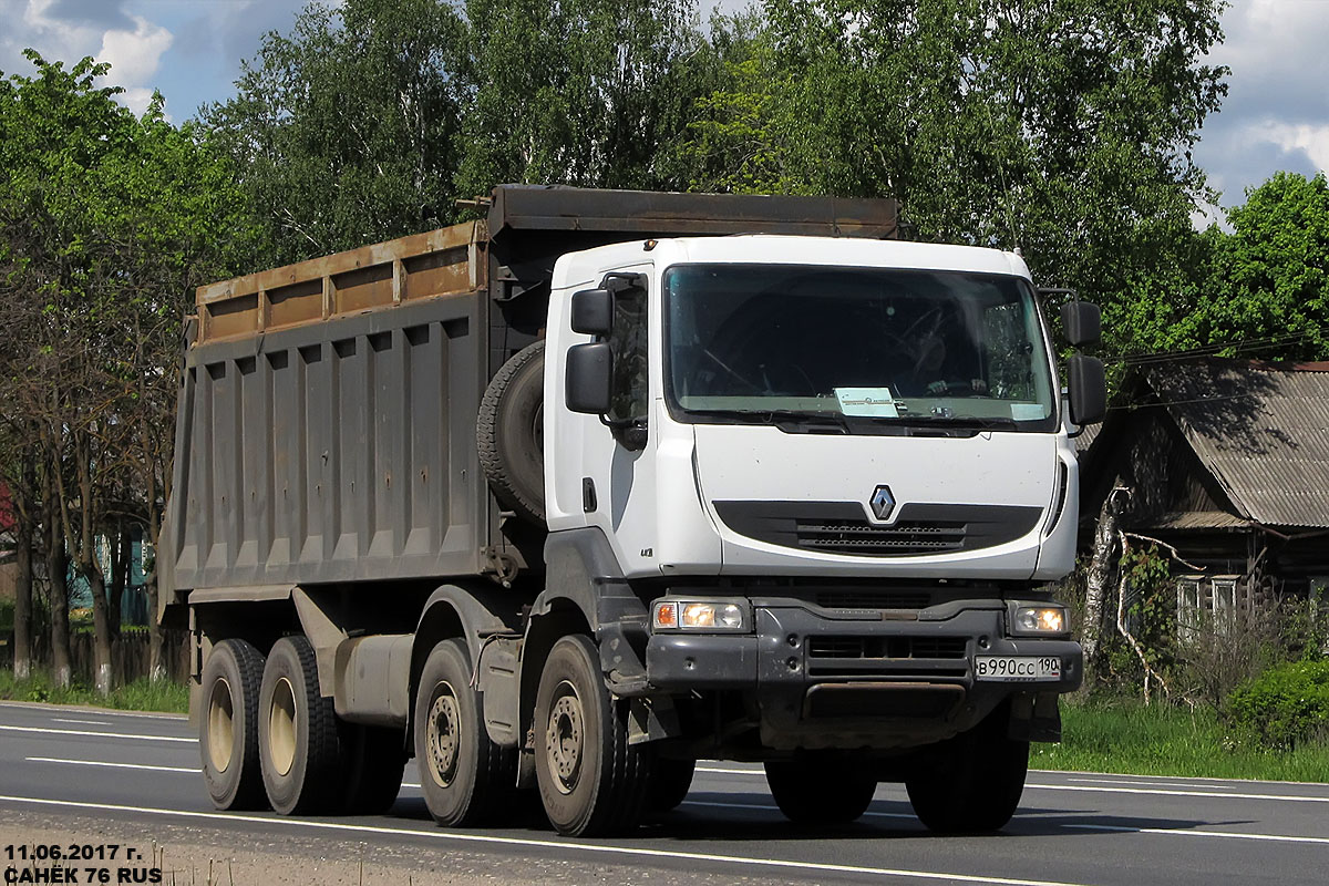 Московская область, № В 990 СС 190 — Renault Kerax