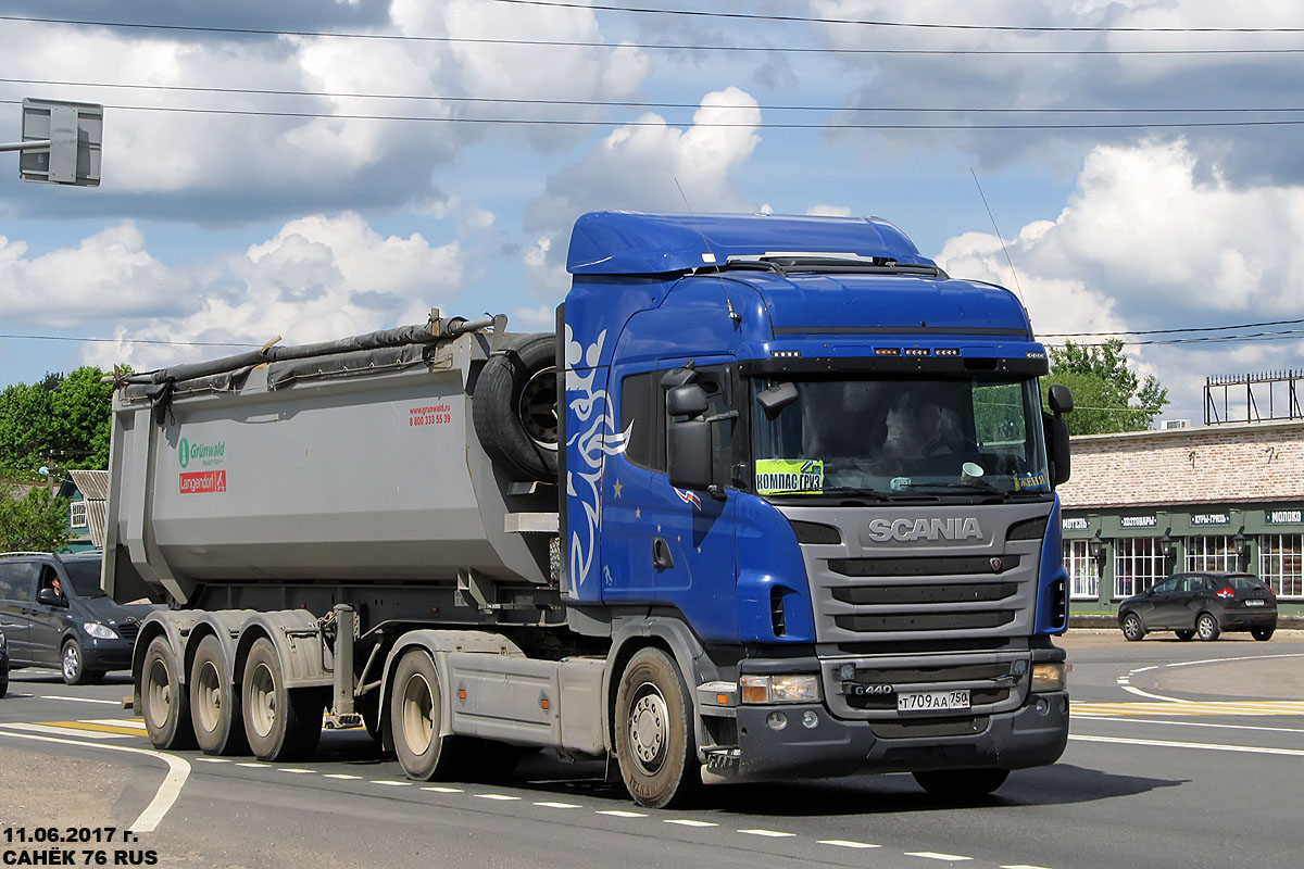 Московская область, № Т 709 АА 750 — Scania ('2009) G440