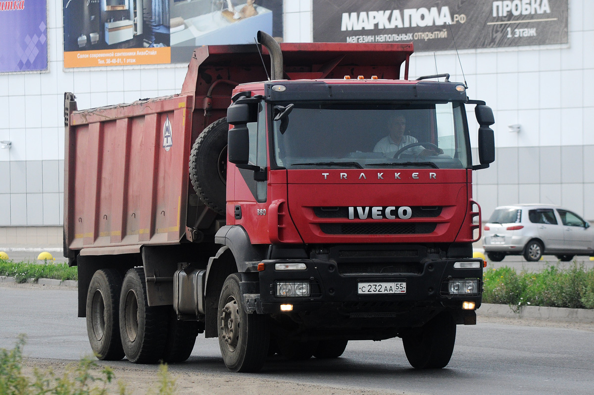 Омская область, № С 232 АА 55 — IVECO Trakker ('2007)