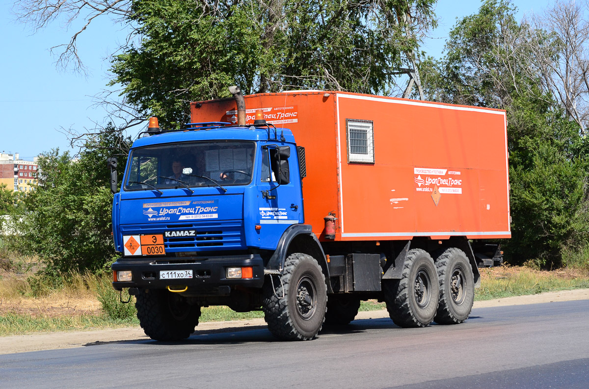 Волгоградская область, № С 111 ХО 34 — КамАЗ-43118-10 [43118K]