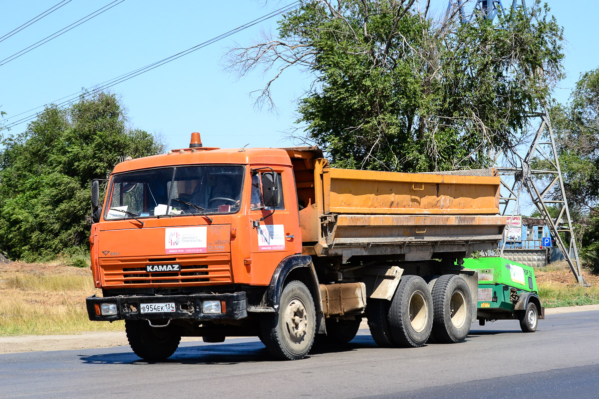 Волгоградская область, № В 954 ЕК 134 — КамАЗ-53215 [532150]