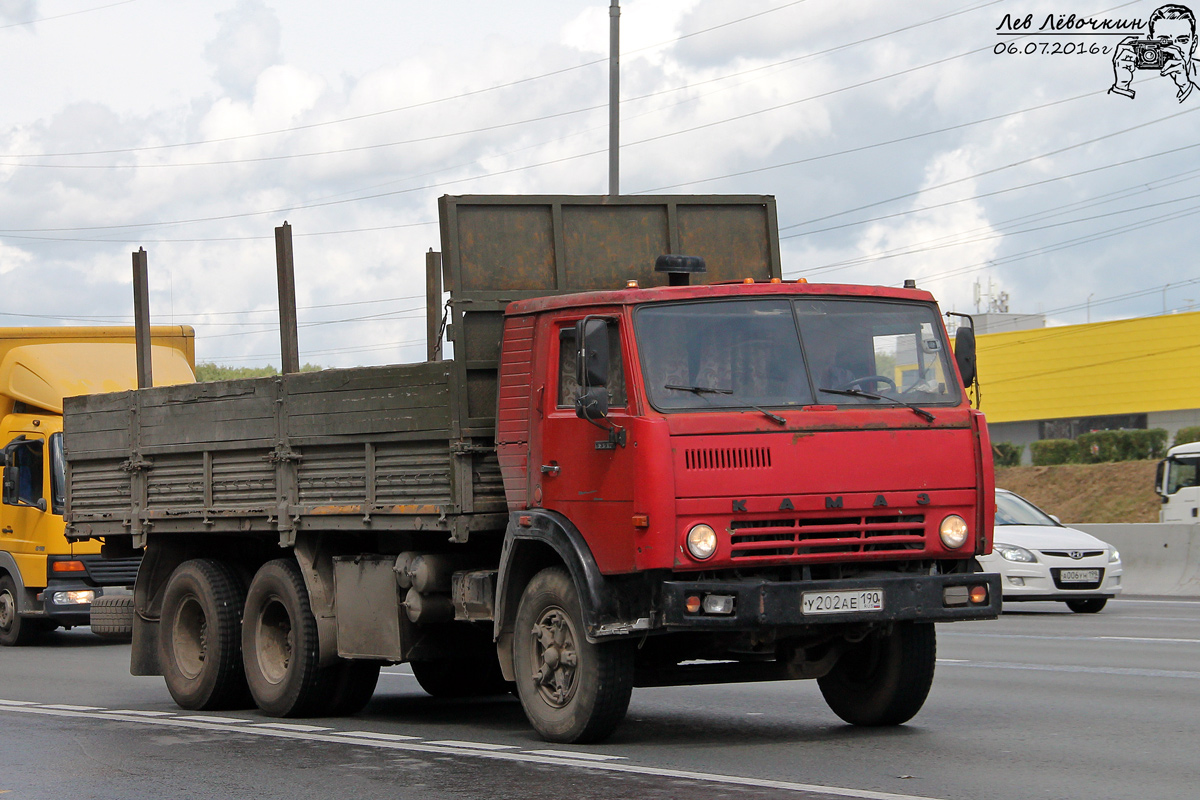 Московская область, № У 202 АЕ 190 — КамАЗ-53212