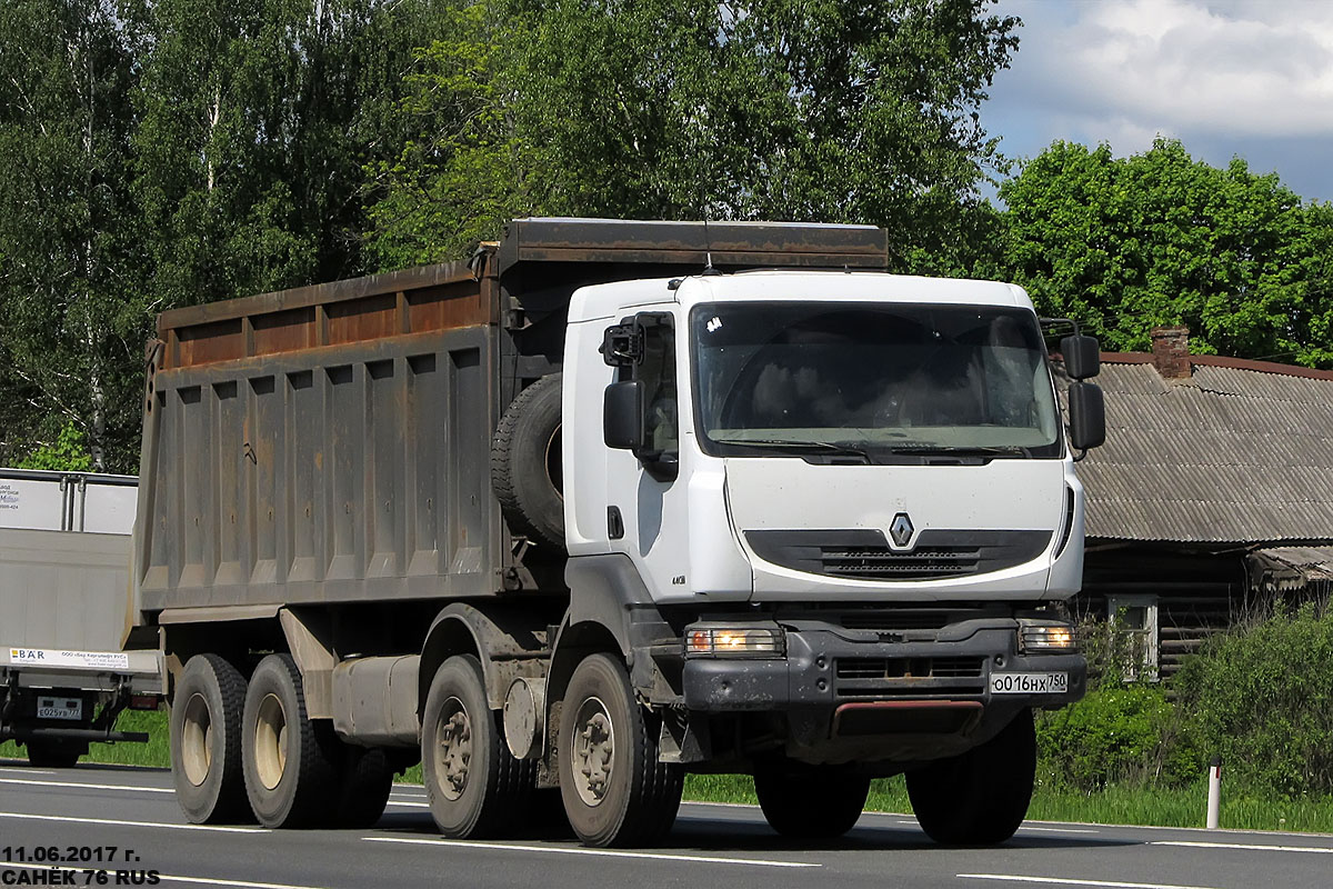 Московская область, № О 016 НХ 750 — Renault Kerax