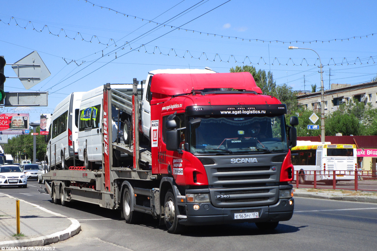 Нижегородская область, № Е 163 РС 152 — Scania ('2011) P340