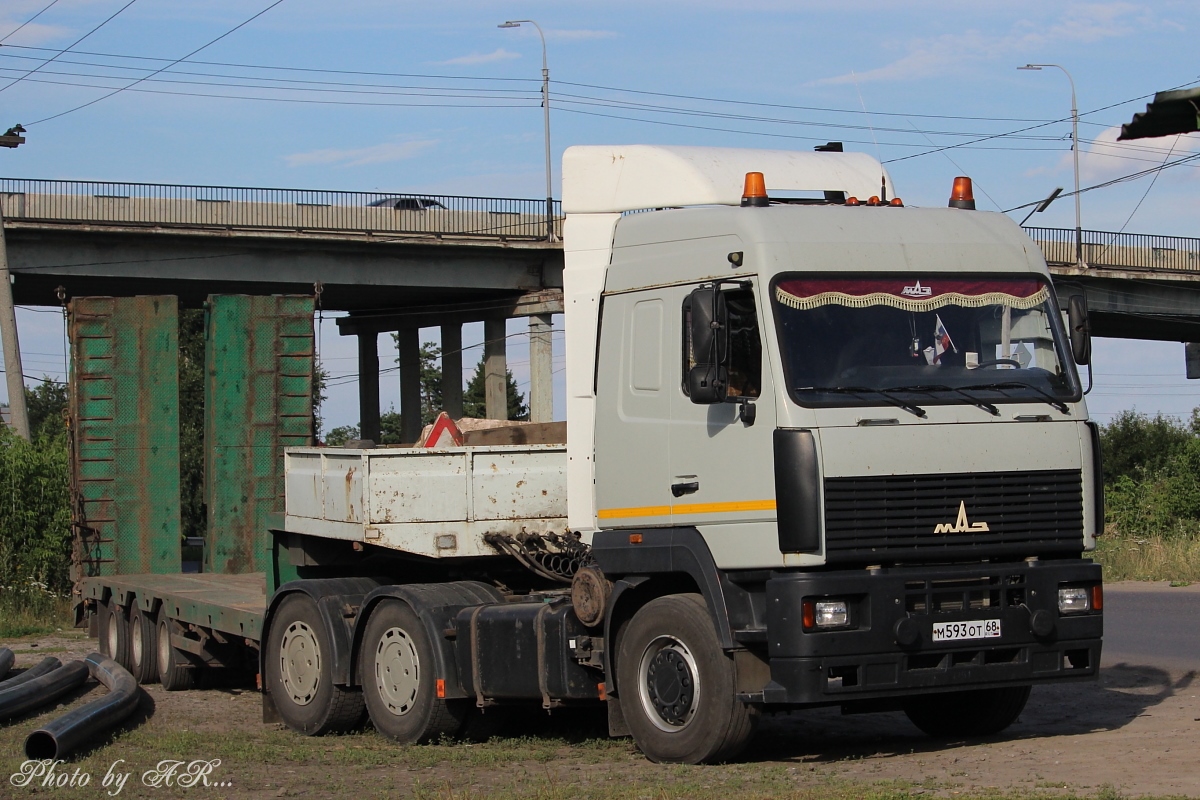 Тамбовская область, № М 593 ОТ 68 — МАЗ-6430A8