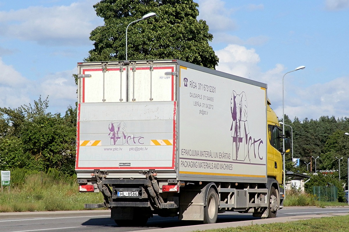 Латвия, № HL-8586 — Scania ('2009, общая модель)