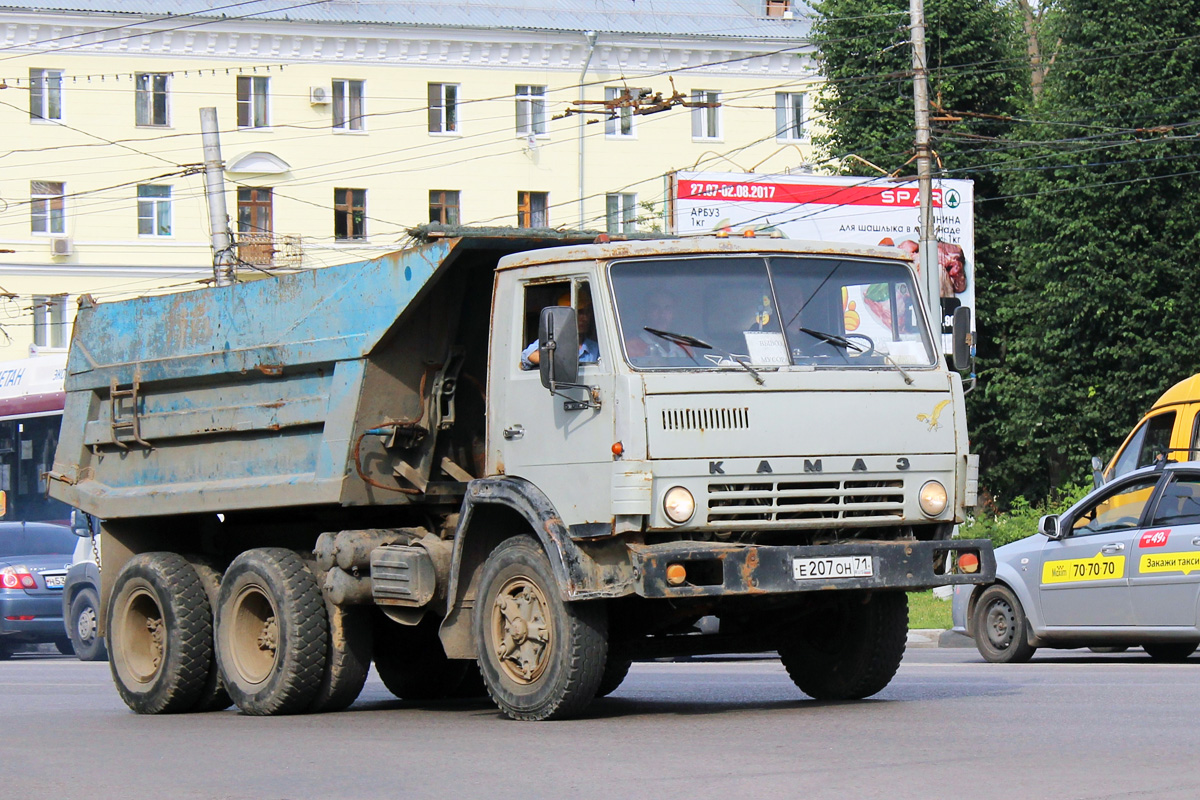 Тульская область, № Е 207 ОН 71 — КамАЗ-55111 (общая модель)