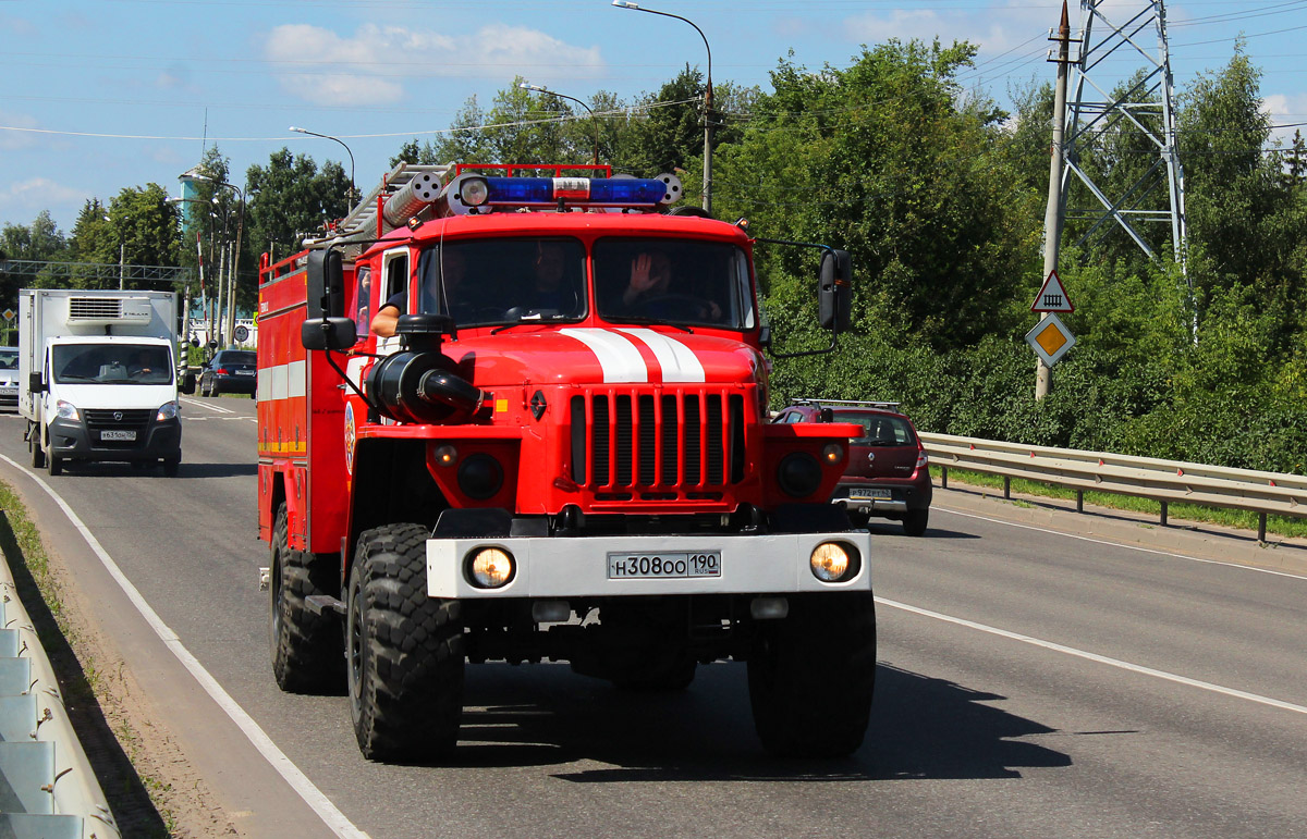 Московская область, № Н 308 ОО 190 — Урал-43206-41