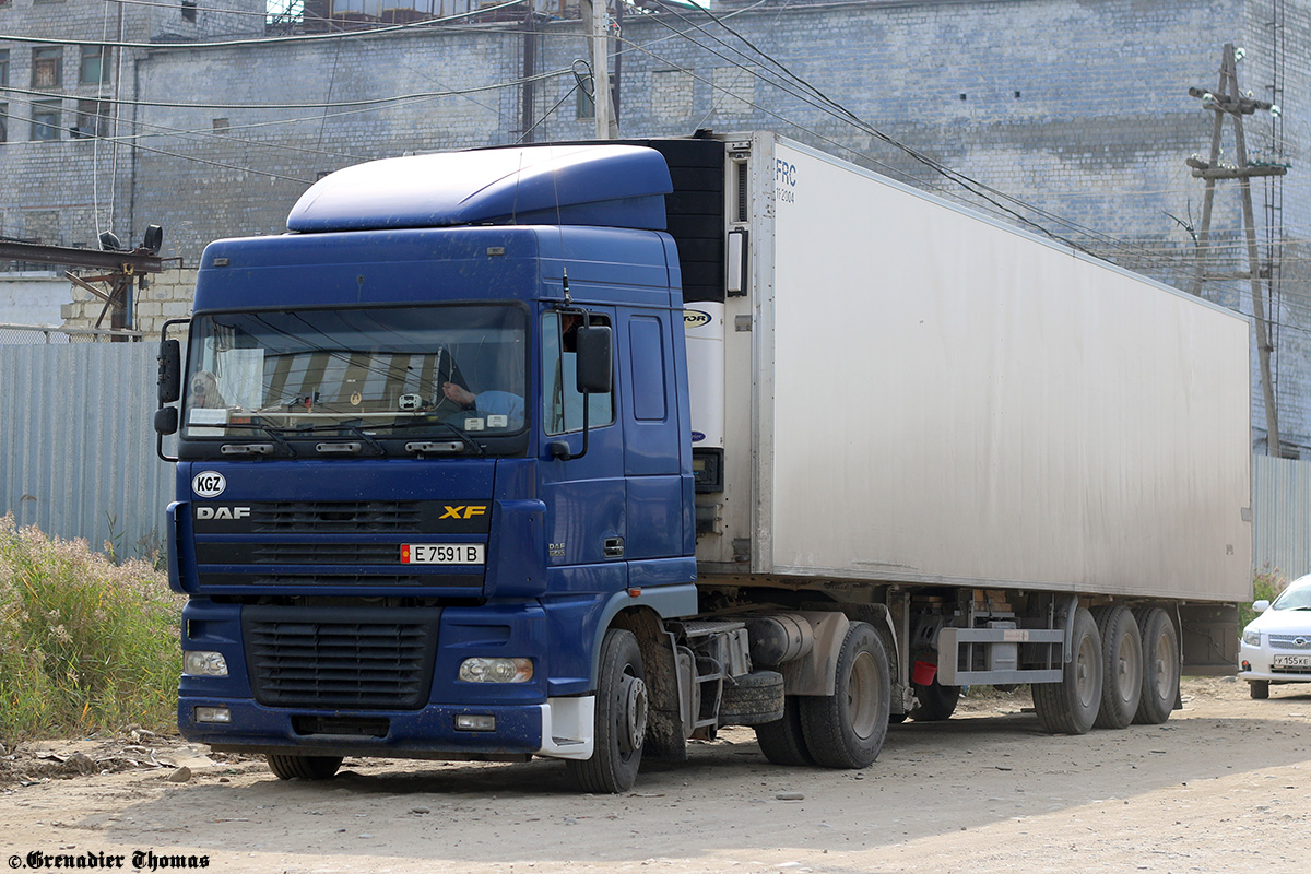 Киргизия, № E 7591 B — DAF XF95 FT