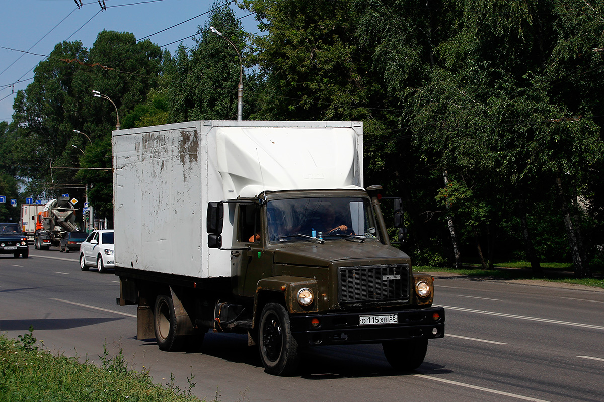 Пензенская область, № О 115 ХВ 58 — ГАЗ-4301