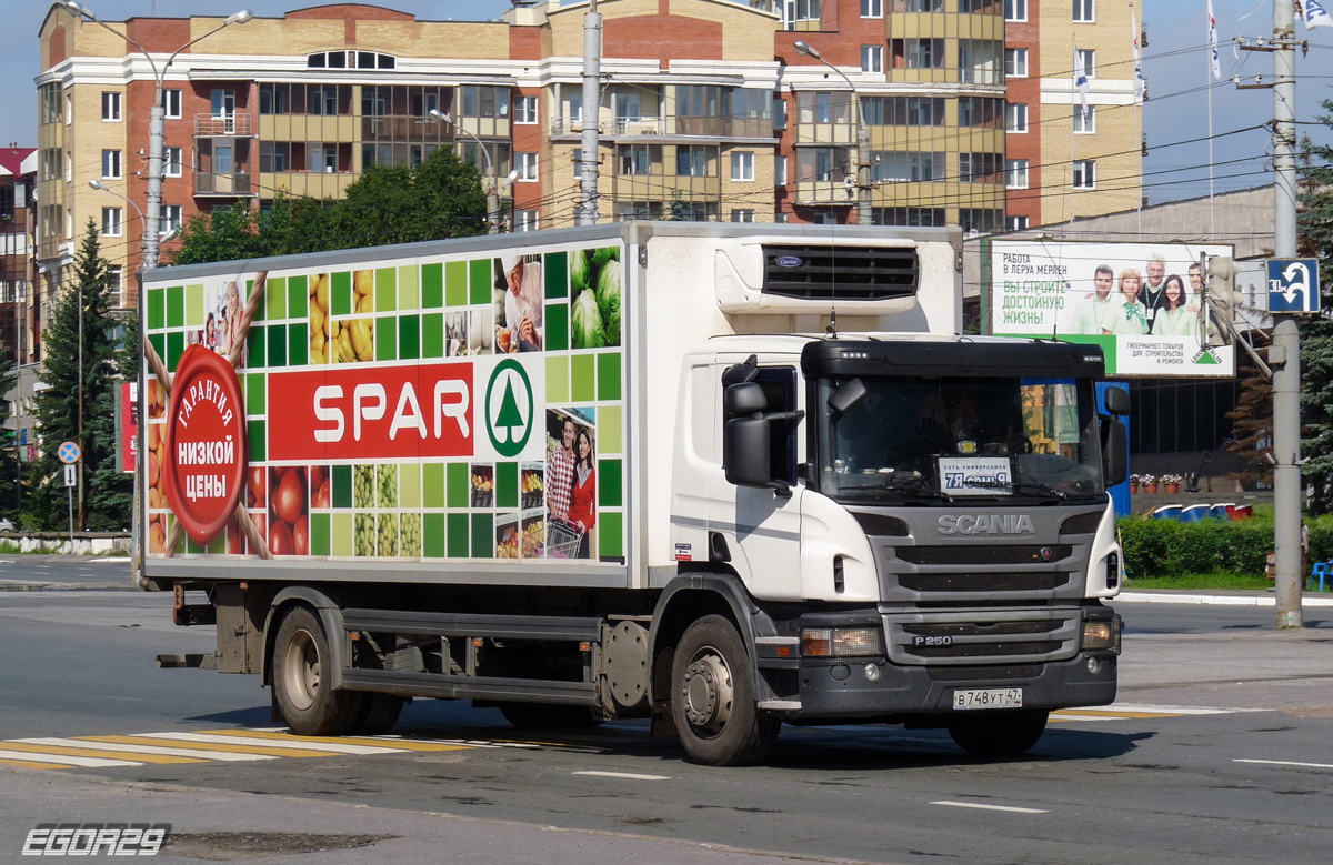 Ленинградская область, № В 748 УТ 47 — Scania ('2011) P250