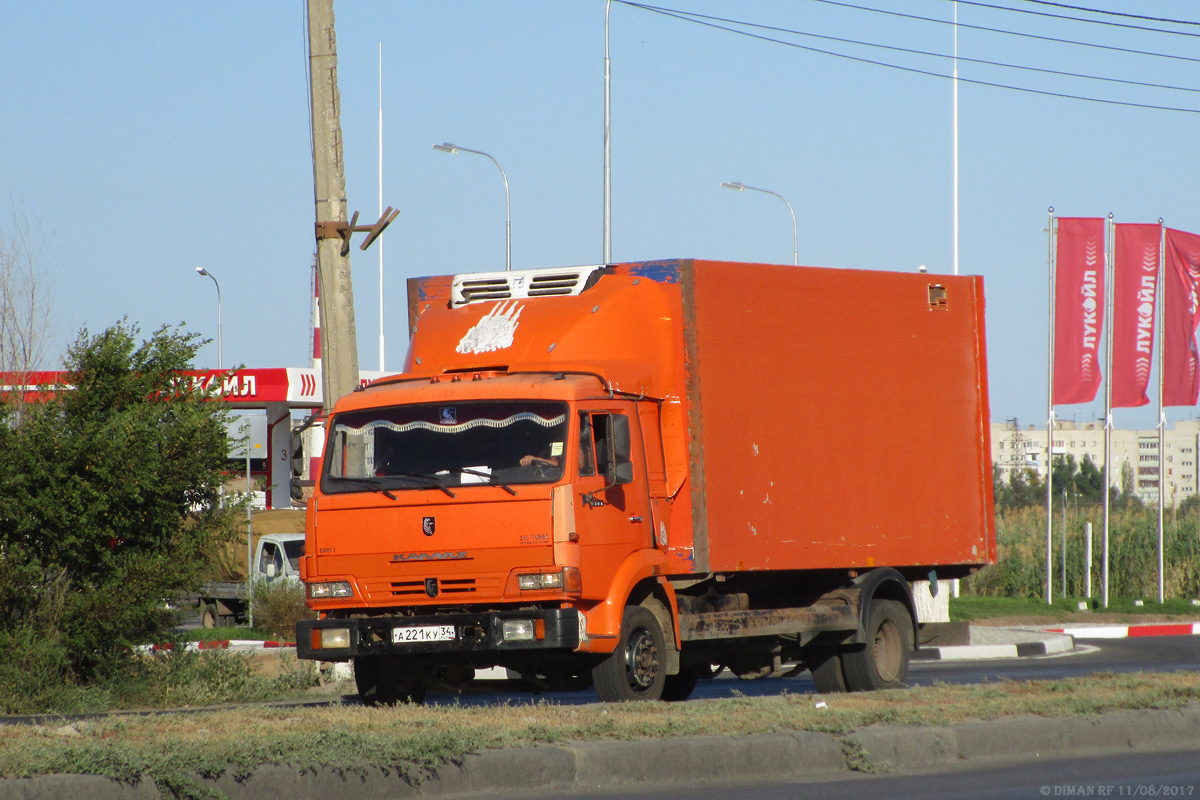 Волгоградская область, № А 221 КУ 34 — КамАЗ-4308 [430800]