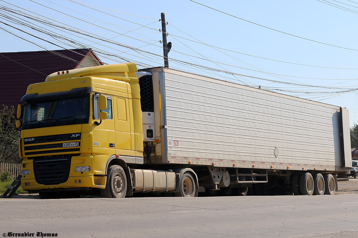 Амурская область, № В 285 ХХ 28 — DAF XF105 FT