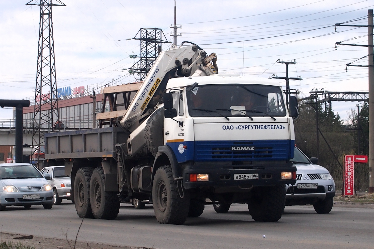 Ханты-Мансийский автоном.округ, № В 848 ХТ 86 — КамАЗ-43118-15 [43118R]