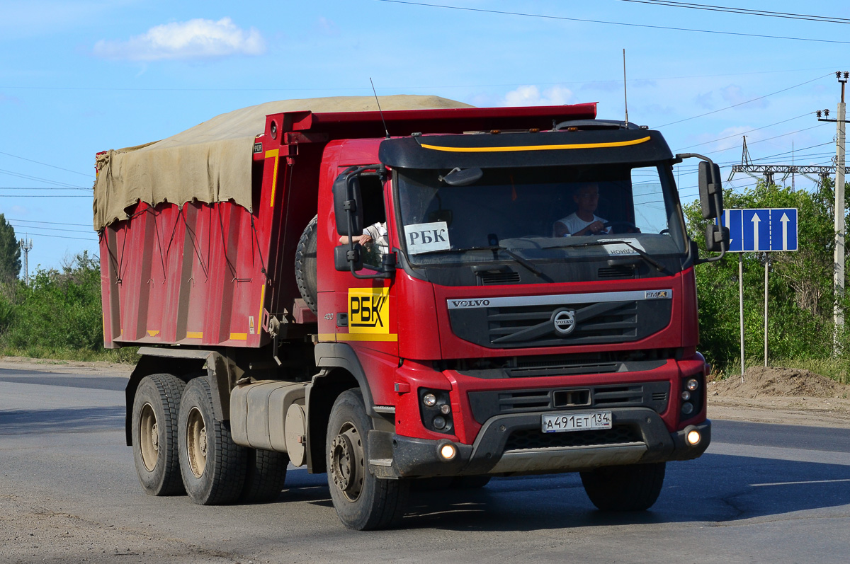 Волгоградская область, № А 491 ЕТ 134 — Volvo ('2010) FMX.400 [X9P]