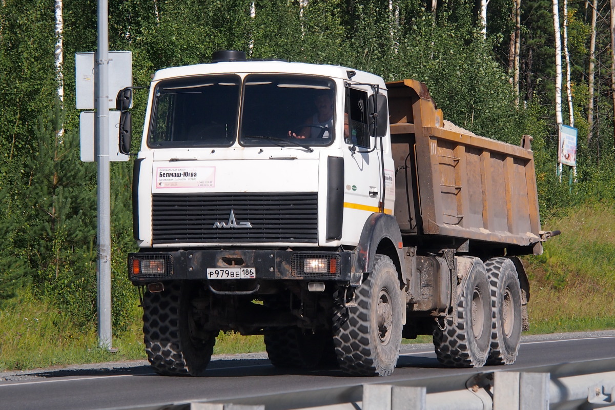 Ханты-Мансийский автоном.округ, № Р 979 ВЕ 186 — МАЗ-651705