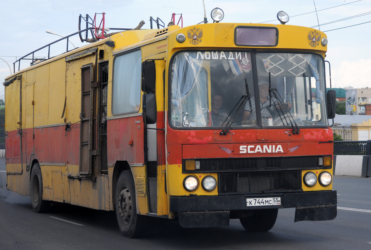 Омская область, № К 744 МС 55 — Scania (общая модель)