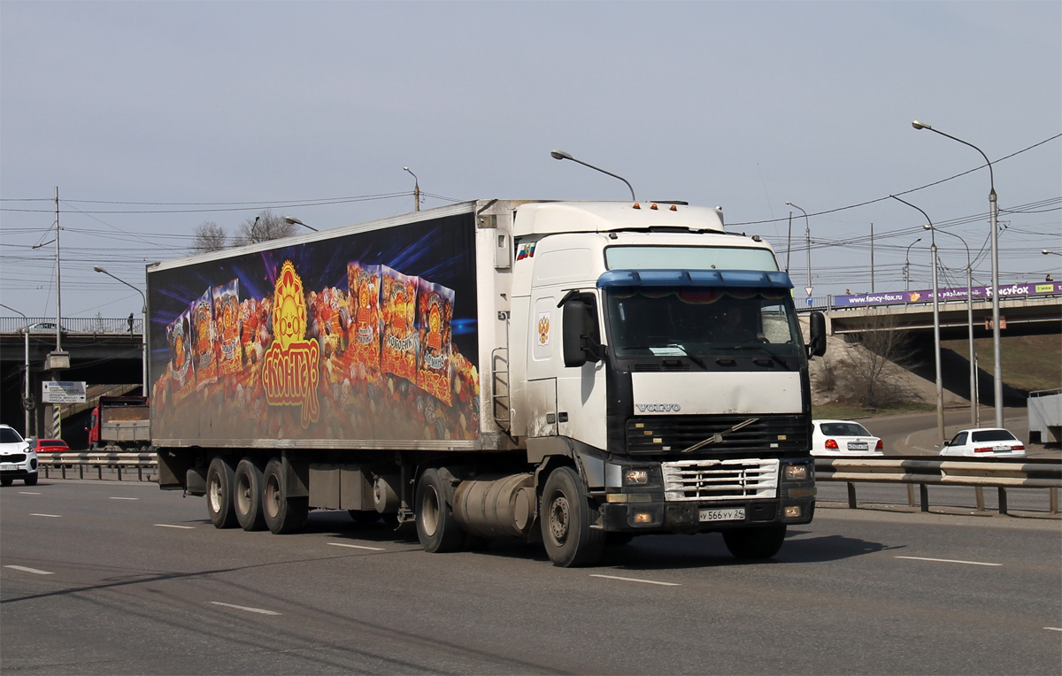 Красноярский край, № У 566 УУ 24 — Volvo ('1993) FH12.380