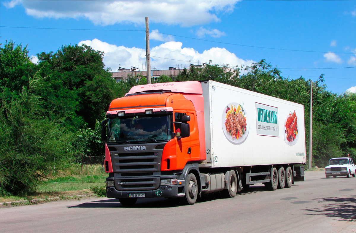 Днепропетровская область, № АЕ 6634 НК — Scania ('2004) R420