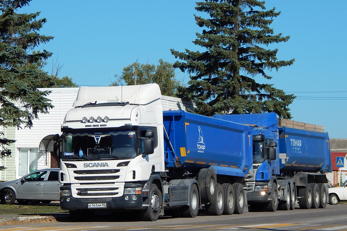 Белгородская область, № Е 141 МР 82 — Scania ('2011) P400