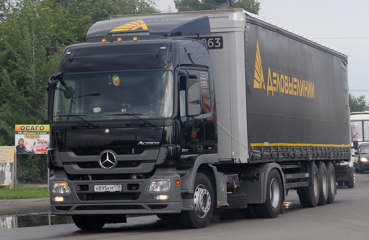 Омская область, № 1737 — Mercedes-Benz Actros ('2009) 1844