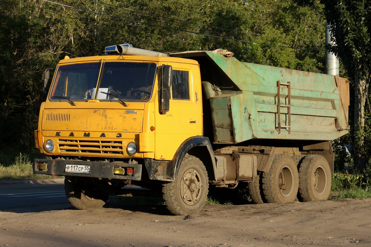 Омская область, № Р 117 СР 55 — КамАЗ-55111 [551110]