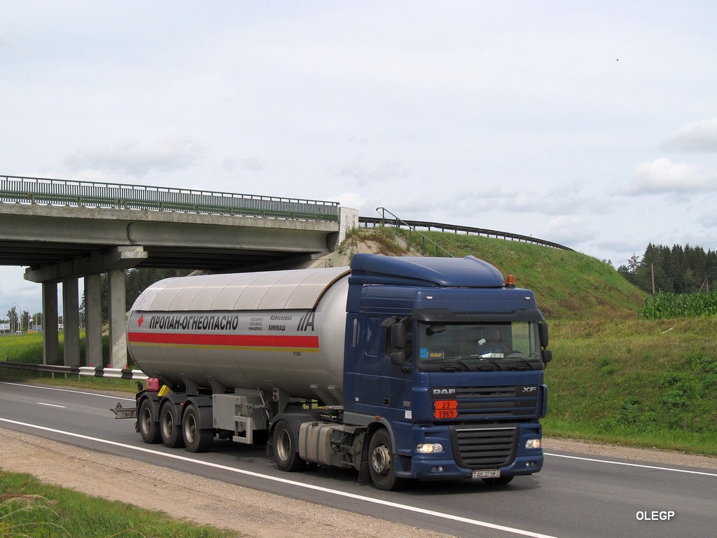 Витебская область, № АК 2718-2 — DAF XF105 FT