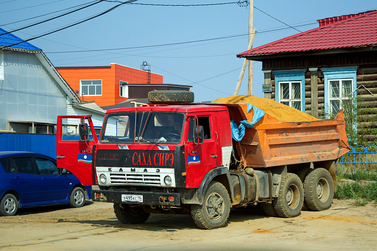 Саха (Якутия), № У 495 КС 14 — КамАЗ-5410