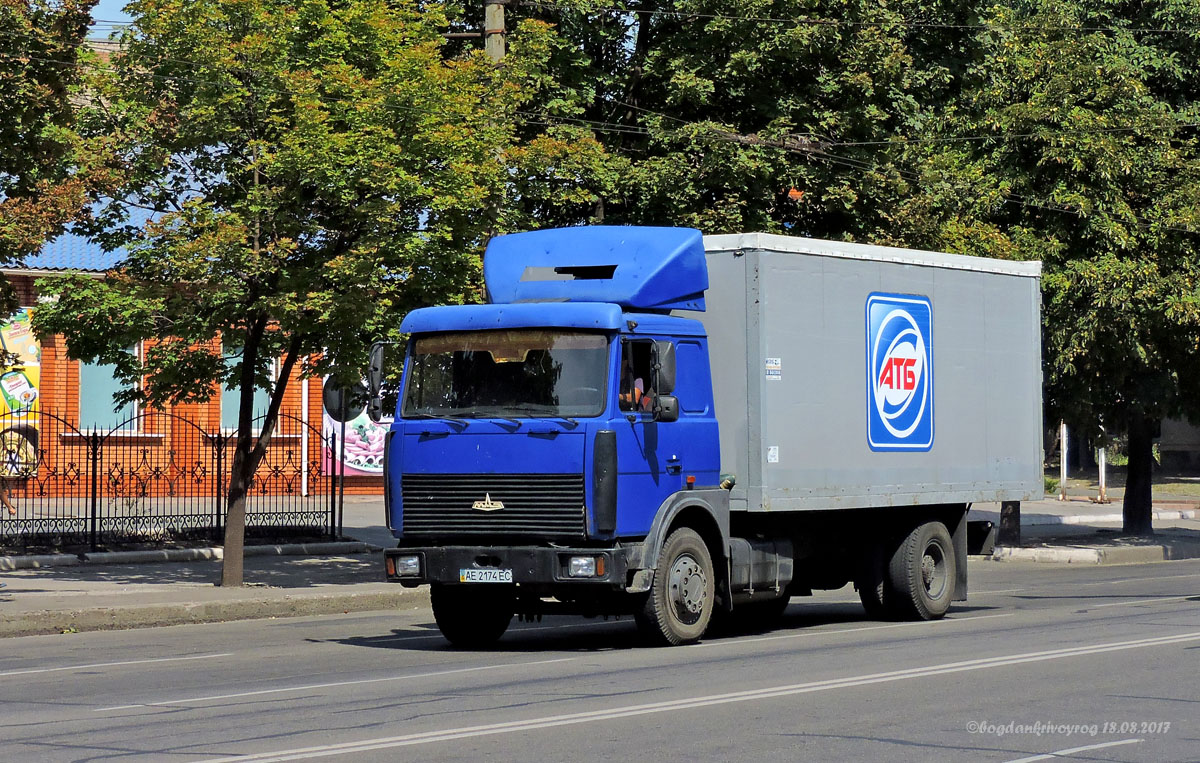 Днепропетровская область, № АЕ 2174 ЕС — МАЗ-533603