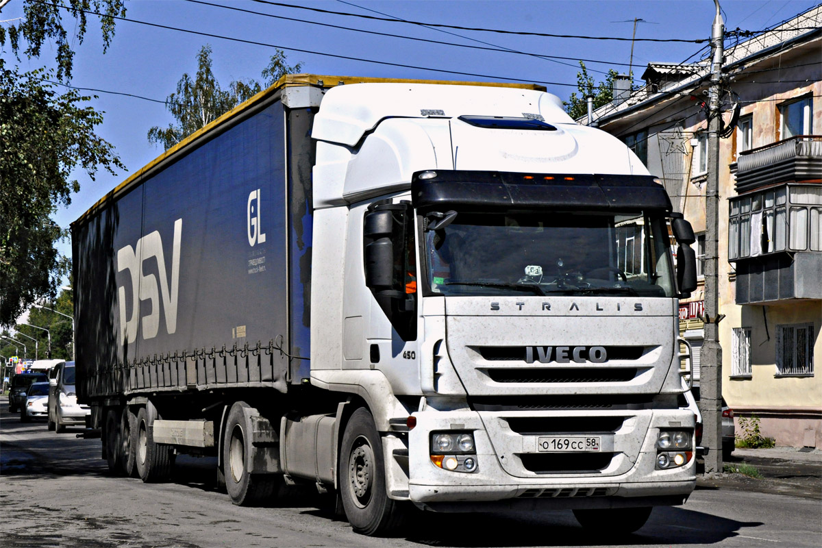 Пензенская область, № О 169 СС 58 — IVECO Stralis ('2007) 450