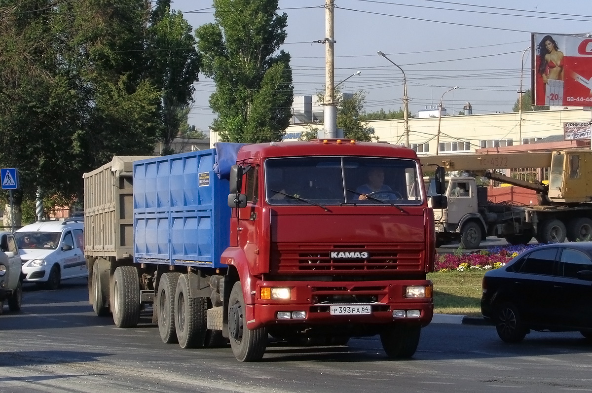 Саратовская область, № Р 393 РА 64 — КамАЗ-6460 [646000]