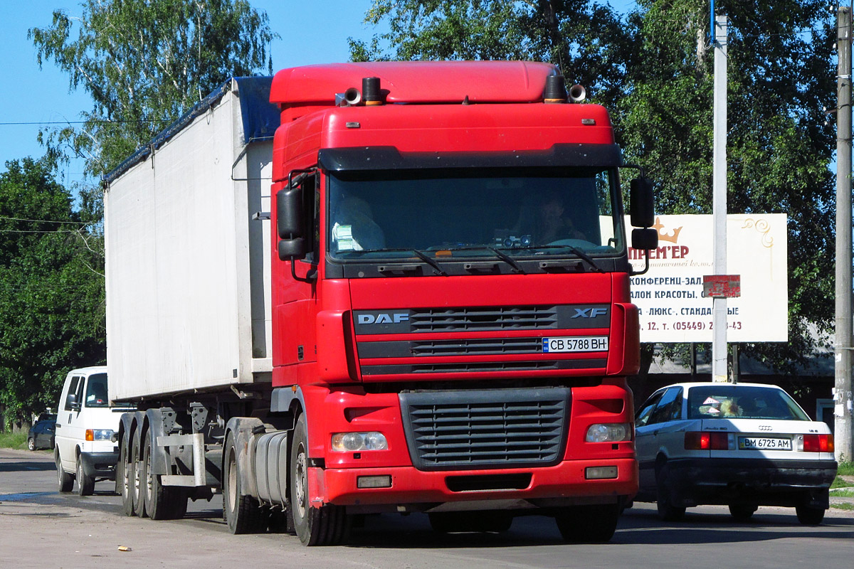 Черниговская область, № СВ 5788 ВН — DAF XF95 FT