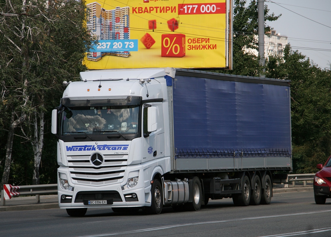 Львовская область, № ВС 0306 ЕХ — Mercedes-Benz Actros ('2011) 1848