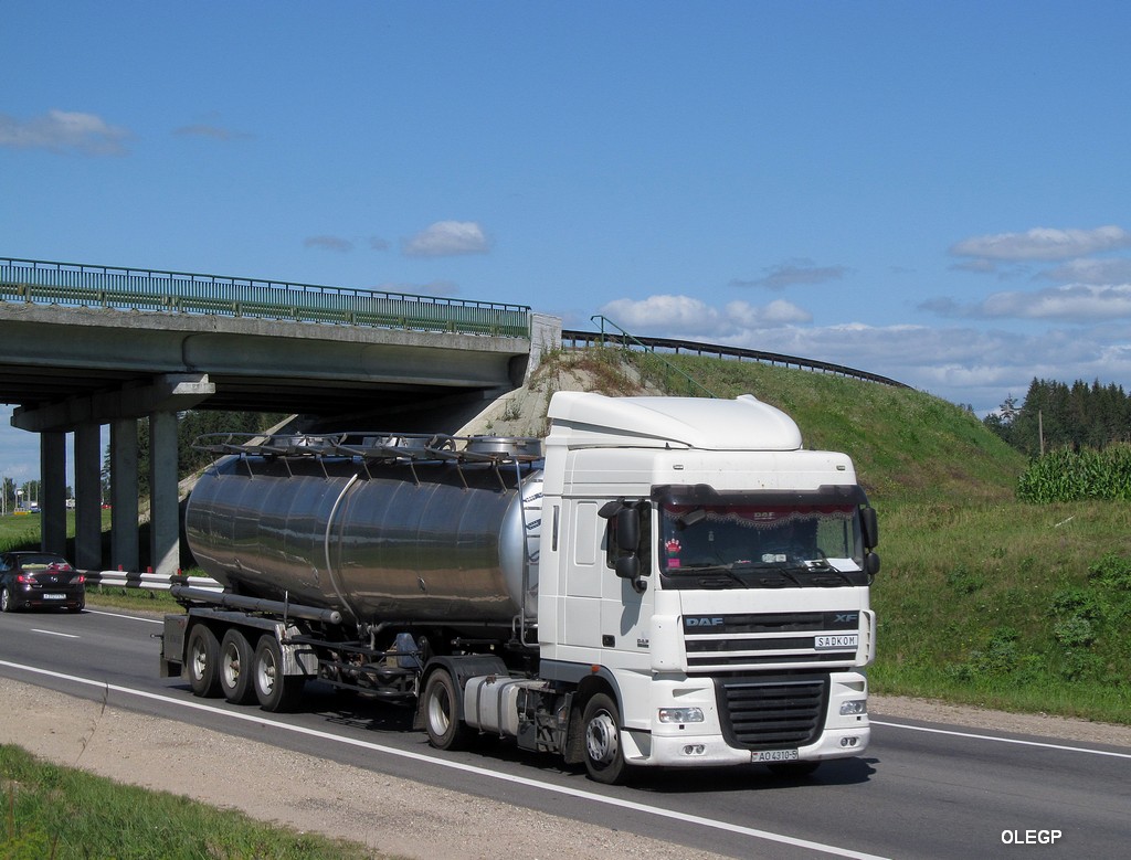 Минская область, № АО 4310-5 — DAF XF105 FT