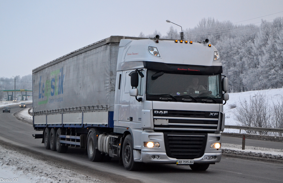 Винницкая область, № АВ 7595 АН — DAF XF105 FT