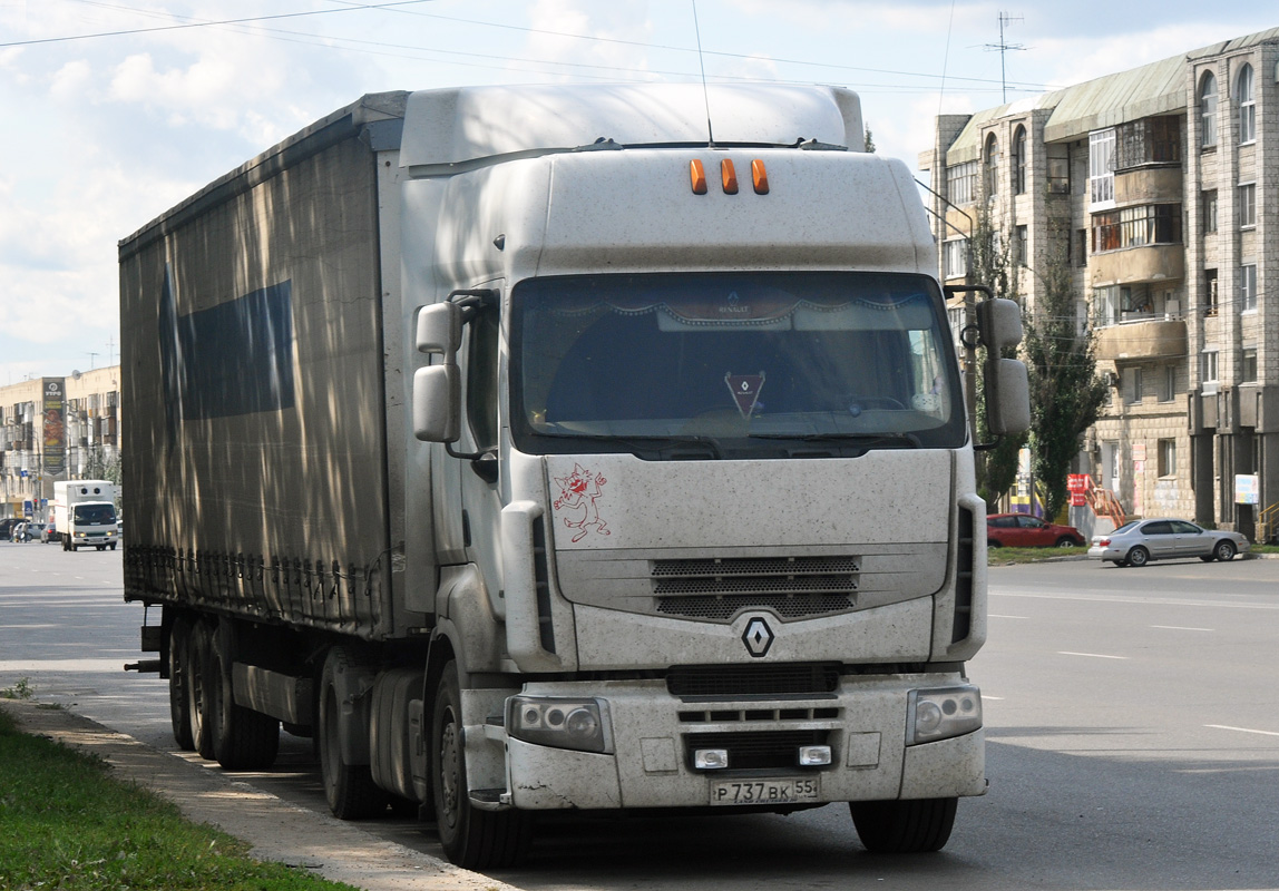 Омская область, № Р 737 ВК 55 — Renault Premium ('2006)