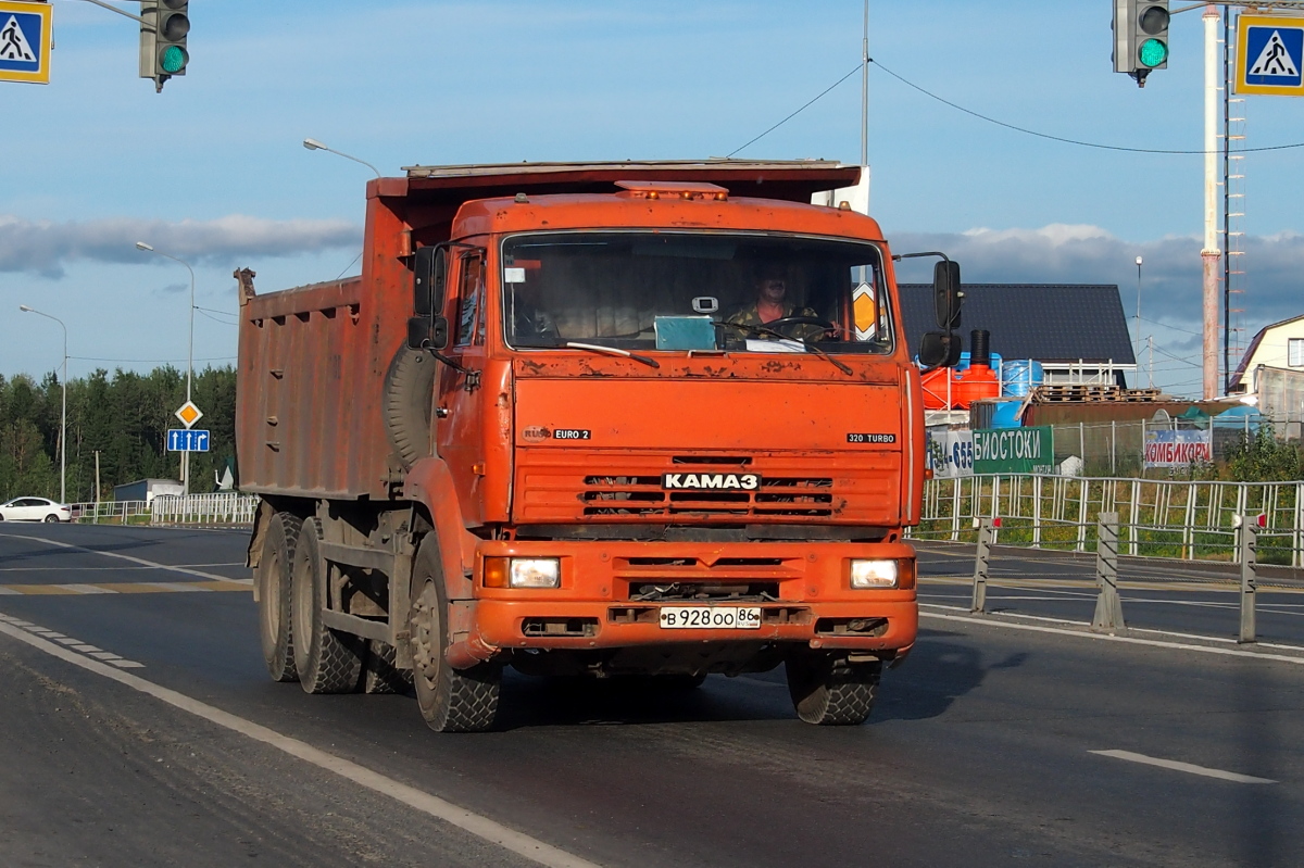 Ханты-Мансийский автоном.округ, № В 928 ОО 86 — КамАЗ-6520 [652000]