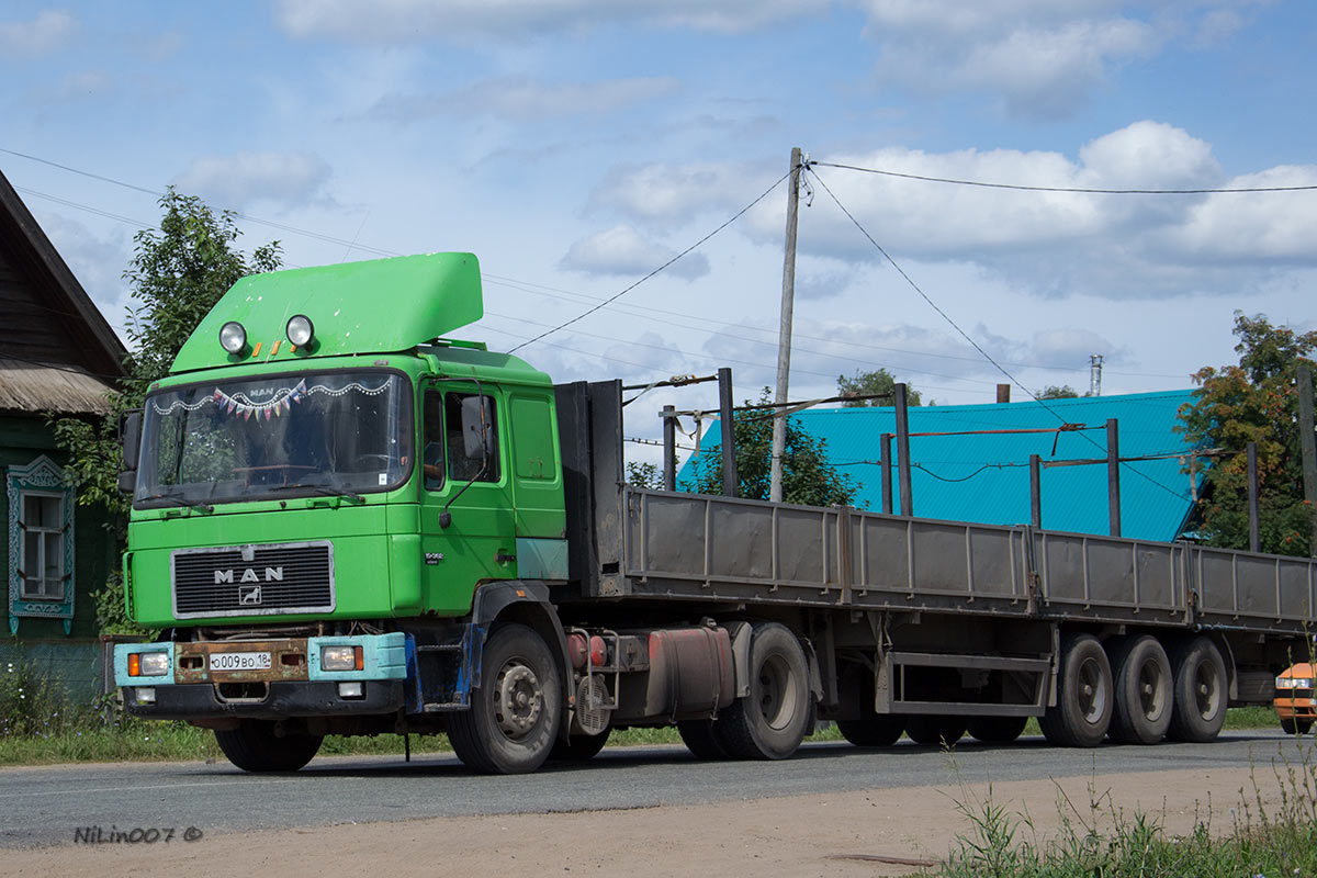 Удмуртия, № О 009 ВО 18 — MAN F90 (общая модель)