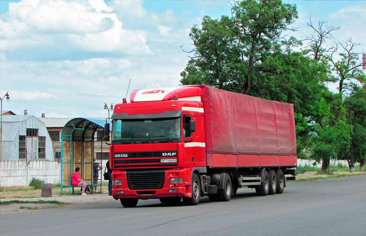 Херсонская область, № ВТ 7148 АХ — DAF 95XF FT